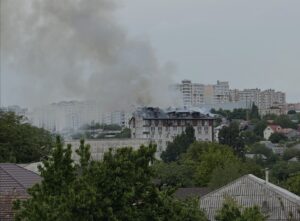 Часть Кишинёва осталась без света из-за пожара в Дурлештах