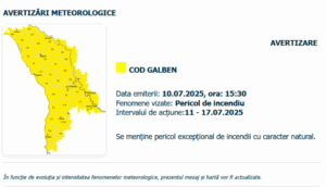 Cod Galben de Pericol de Incendii