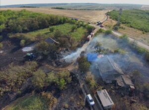 (ФОТО) 27 июля в Чуфлештах: пожар, который грозил сжечь целое село