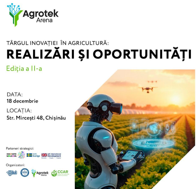 Târgul Inovației în Agricultură: Realizări și Oportunități – Ediția a II-a