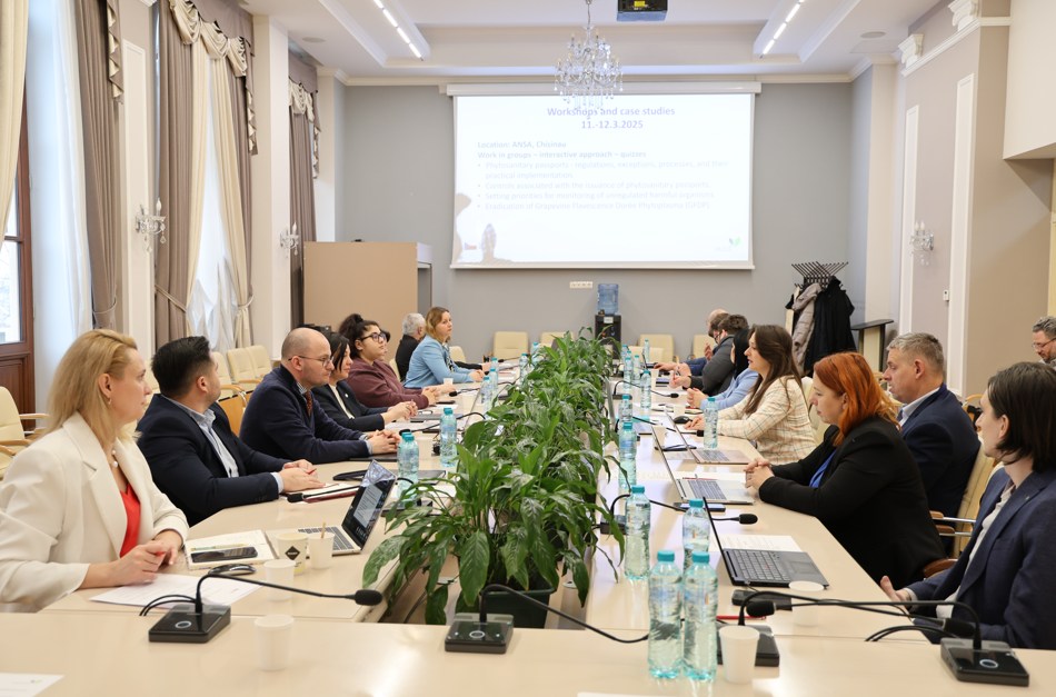 ANSA găzduiește ședința Comitetului de Coordonare pentru proiectul fitosanitar din Republica Moldova