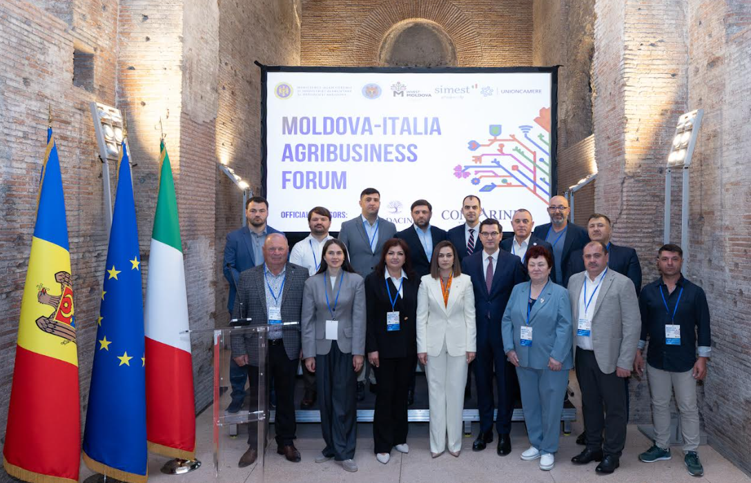 Ministra Ludmila Catlabuga a prezentat la Roma potențialul agroalimentar al  Republicii Moldova