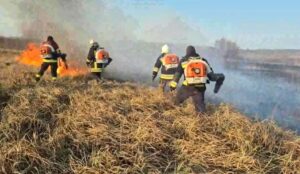 16 incendii de vegetație în 24 de ore. Peste 35 de hectare au fost cuprinse de flăcări